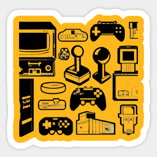 Joysticks Sticker